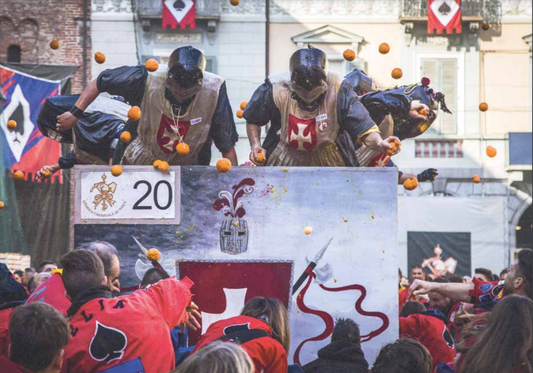 The Battle of Oranges in Ivrea - Italian Food Fight With Meaningful Origins